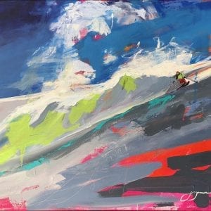 Surfing the Mtn 24x30-1200