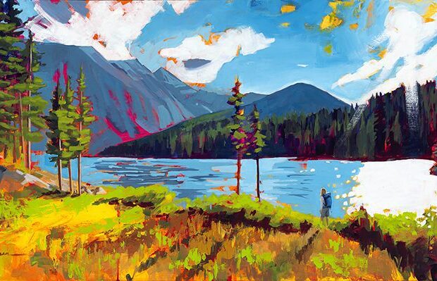 Upper Cataract Lake 30"x60"