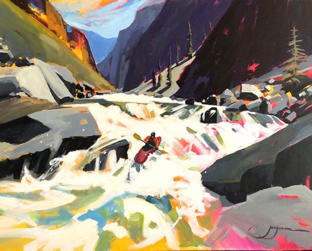 Whitewater 30x40" (Sold)