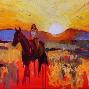 Sunset Ride 16x20-web