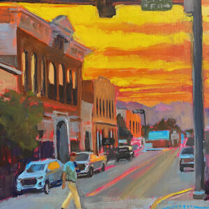 Sunset on 1st Street-web